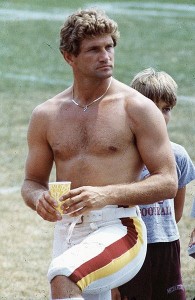 theismann quarterbacks howie riggins redskins hunks qb