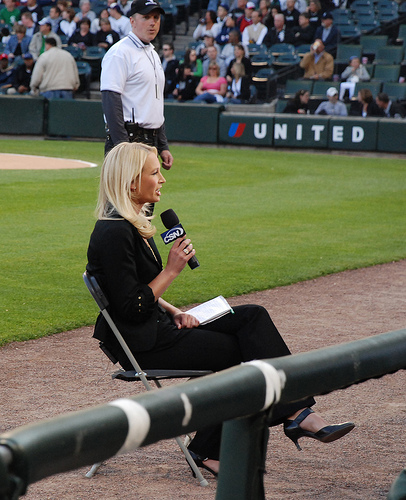 Gatorade Baths: Sarah Kustok - pie in the face by A.J. Pierzynski