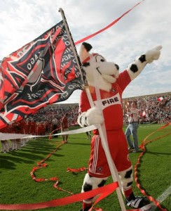 sparky chicago fire mascot