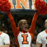 Illini cheerleaders