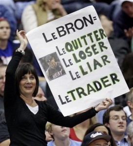 Cavs fans LeBron