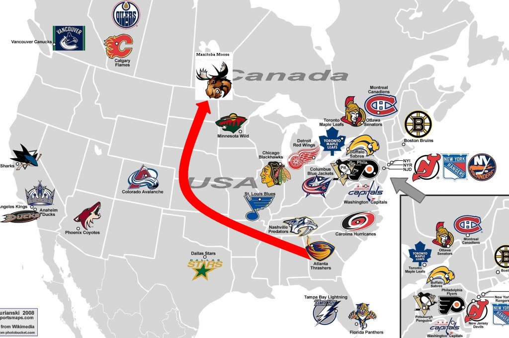 NHL New Radical Realignment 4 Conferences Replace 6 Divisions