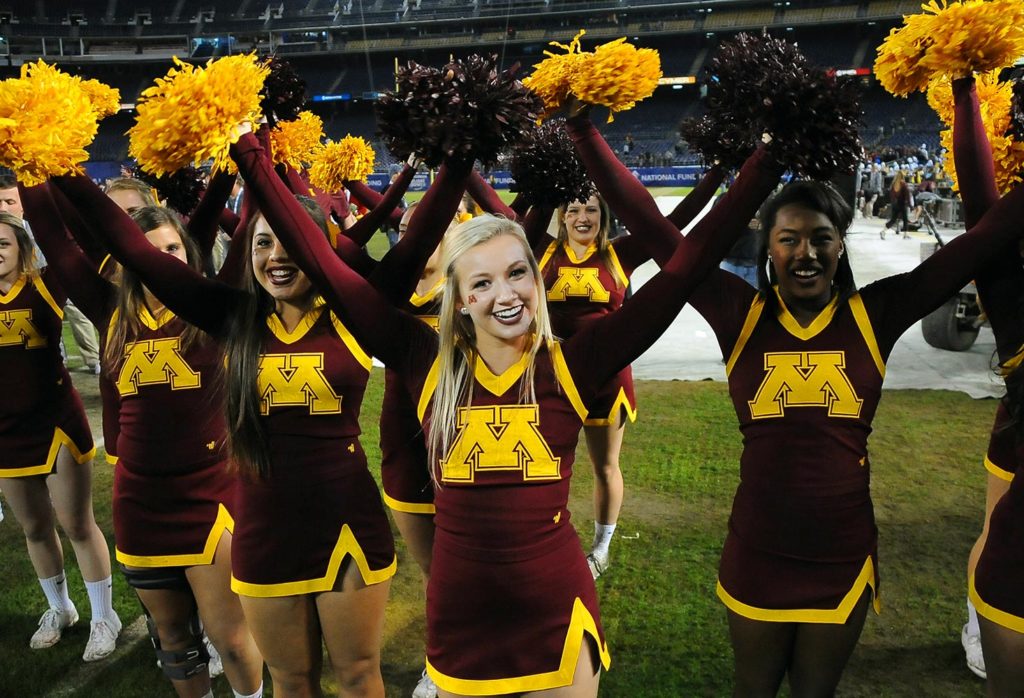 minnesota golden gophers cheerleaders The Sports Bank