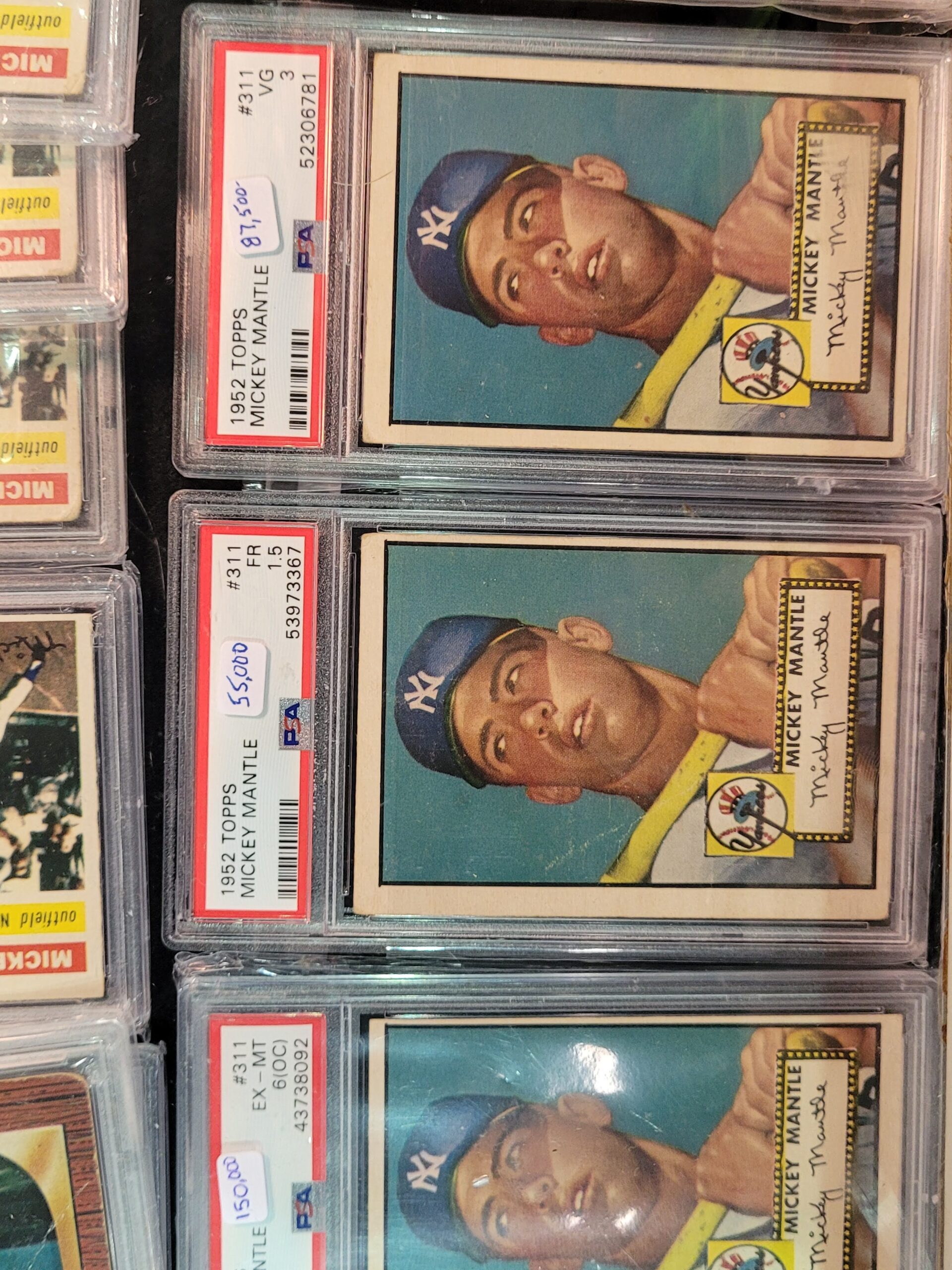 1952 Topps Mickey Mantle card sells for $12.6 million, shattering