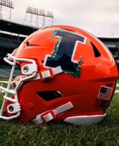 illini wrigley helmet